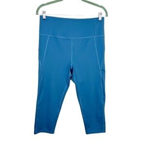 Girlfriend Collective Blue Crop‎ Leggings
